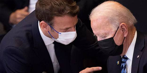 Macron ve Biden arasında denizaltı görüşmesi