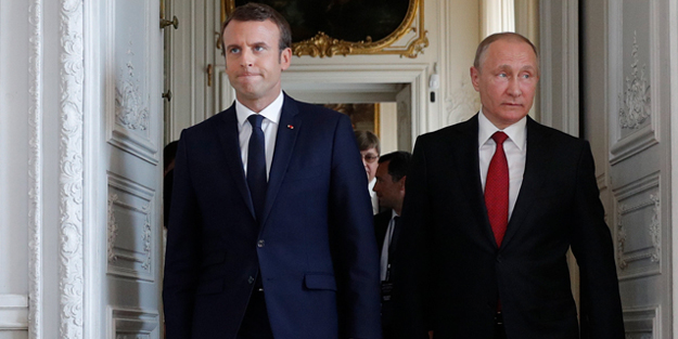 Macron ve Putin arasında Ukrayna görüşmesi