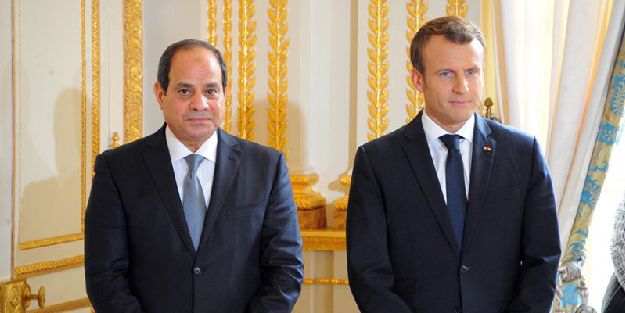 Macron ve Sisi'den Gazze görüşmesi