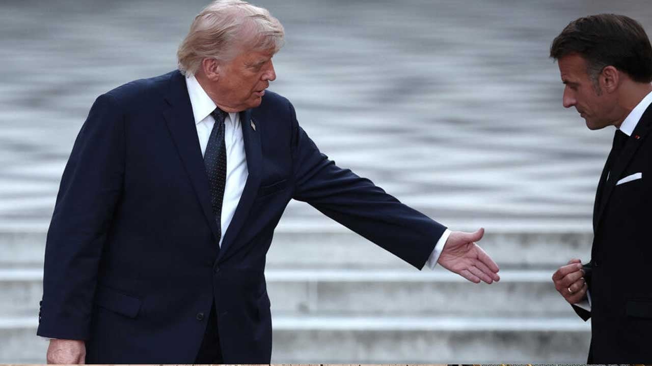 Macron ve Trump görüştü! Kızıldeniz ve Ukrayna'yı konuştular
