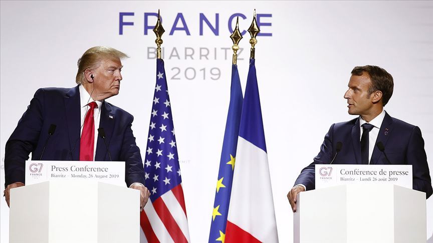 Macron ve Trump internet devlerine uygulanan vergi konusunda anlaşma yolunda