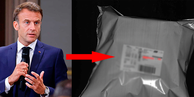 Macron'a büyük şok! Kargo ile konutuna gönderildi