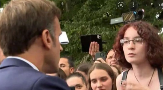 Macron’a soru soran liseli öğrenciye jandarmalı gözdağı