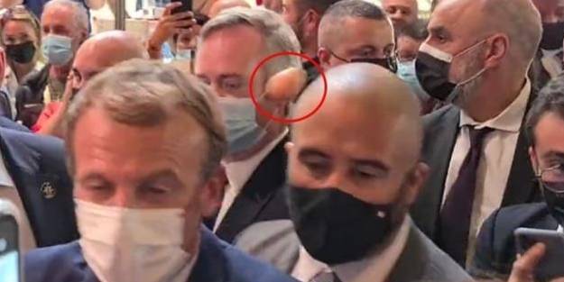 Macron'a yumurta atan genç akıl hastanesine kaldırıldı