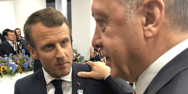 Macron'dan Erdoğan'a küstah sözler: O konudaki sözünü tutmadı