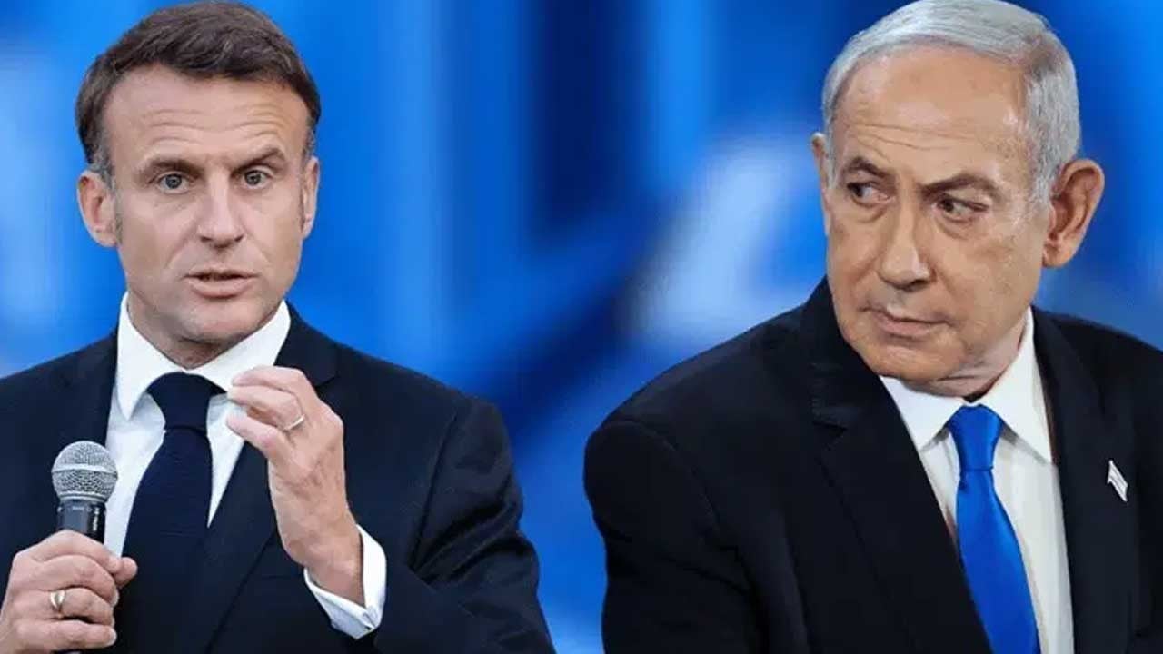Macron'dan terörist Netanyahu'yu kızdıracak sözler