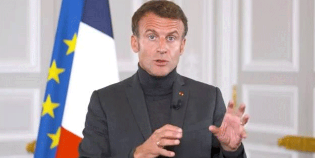 Macron'un kıyafetı Fransa'yı ayağa kaldırdı: Ülkenin cumhurbaşkanı bu kadar aciz olmamalı