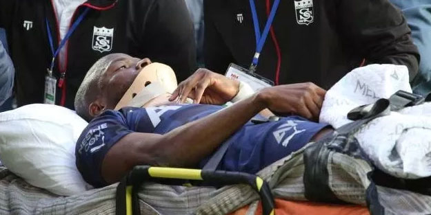 Maçta korkutan anlar! Valencia hastaneye kaldırıldı