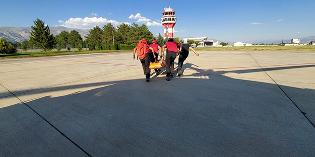 Maden araştırması yapan jeoloji mühendisi yaralandı