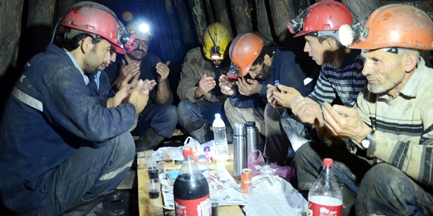 Maden ocağında sahur