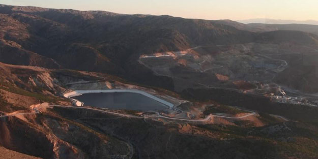 Maden sahası toprak kaymasından önce böyle görüntülendi