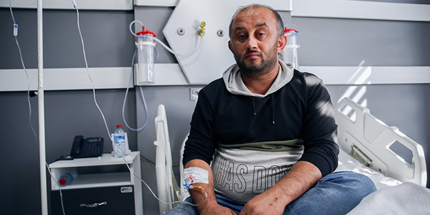Madenden yaralı kurtulan işçi yaşadıklarını anlattı