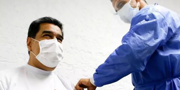 Maduro ve eşi Sputnik V'yi tercih etti