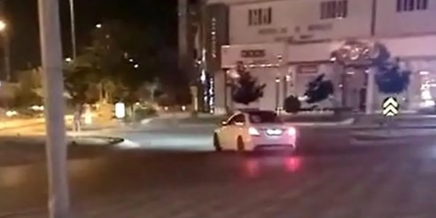 Magandalara af yok! Drift atan şahsa 9 bin TL ceza