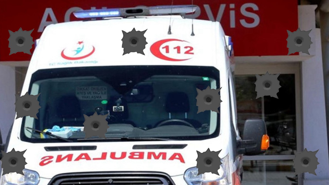 Magandanın böylesi! Ambulansa ateş açan şüpheli tutuklandı