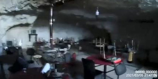 Mağaraya baskın yapan polis gözlerine inanamadı