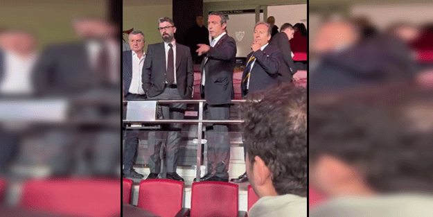 Mağlubiyeti eleştiren taraftara Ali Koç'tan tehdit! 'Sen dua et burada seyirciler var'