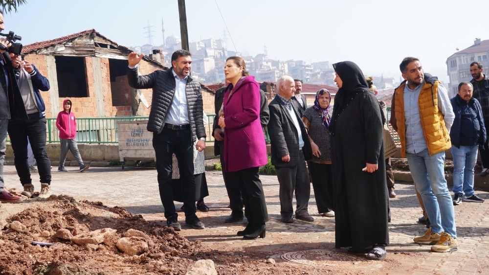 Mahalle sakinleri, Başkan Hürriyet’e teşekkür etti 