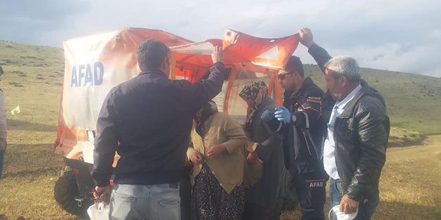 Mahsur kalan vatandaşlara AFAD yetişti