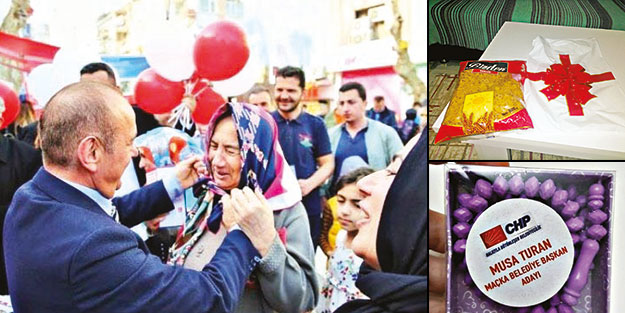 Makarnalar İP’ten, tesbihler CHP’den