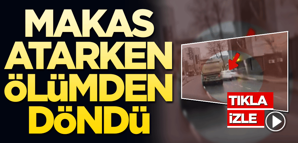 Makas atarken ölümden döndü
