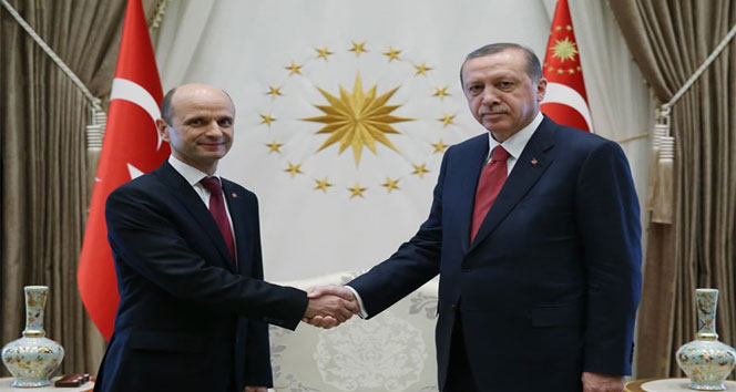 Makedonya Büyükelçisi Cumhurbaşkanlığı Külliyesi’nde