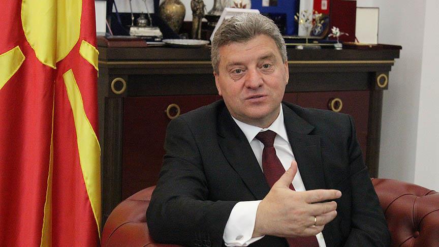 Makedonya Cumhurbaşkanı İvanov, çözüm için siyasilere yönelik hukuki işlemler durdurdu