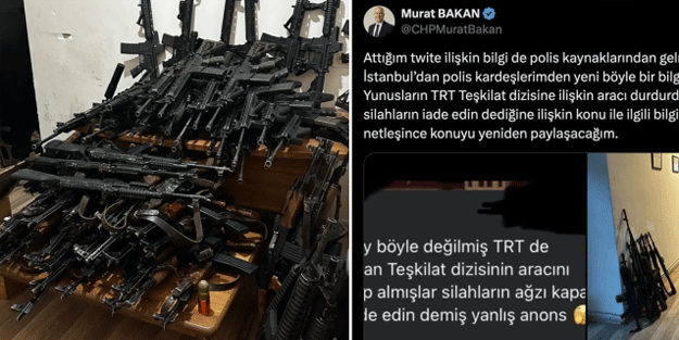 Maketleri gerçek silah sanınca… CHP’li Murat Bakan fena madara oldu