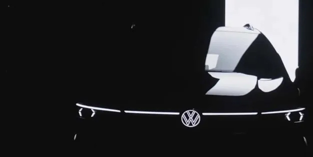 Makyajlı 2024 yılına ait Volkswagen Golf: ipucu görseli paylaşıldı! Bakın ne!
