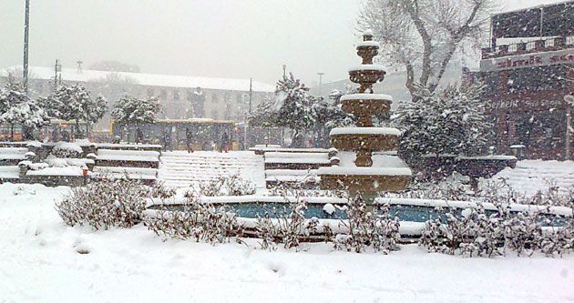 Malatya soğuk havaya teslim oldu