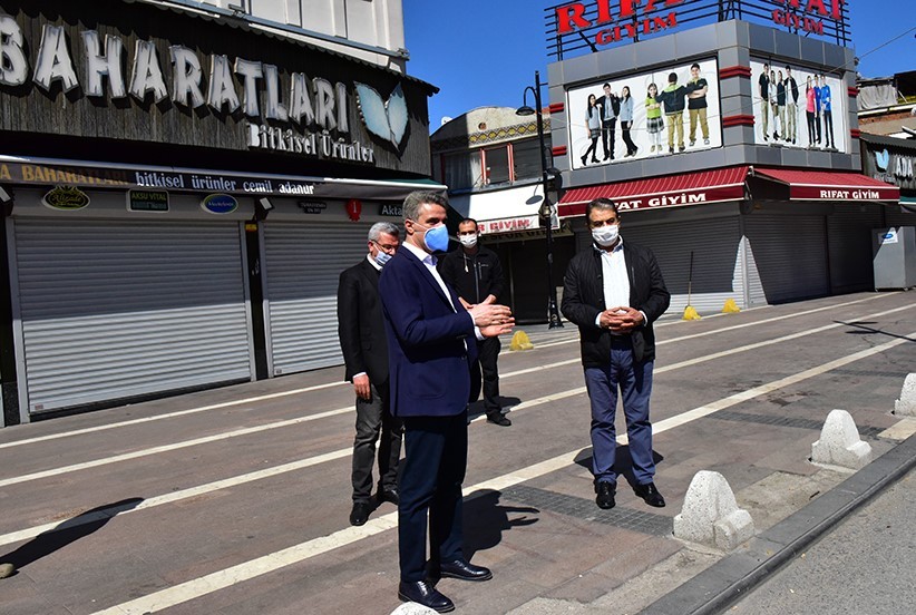 Malatya Pandemi Kurulu il merkezinde incelemelerde bulundu 