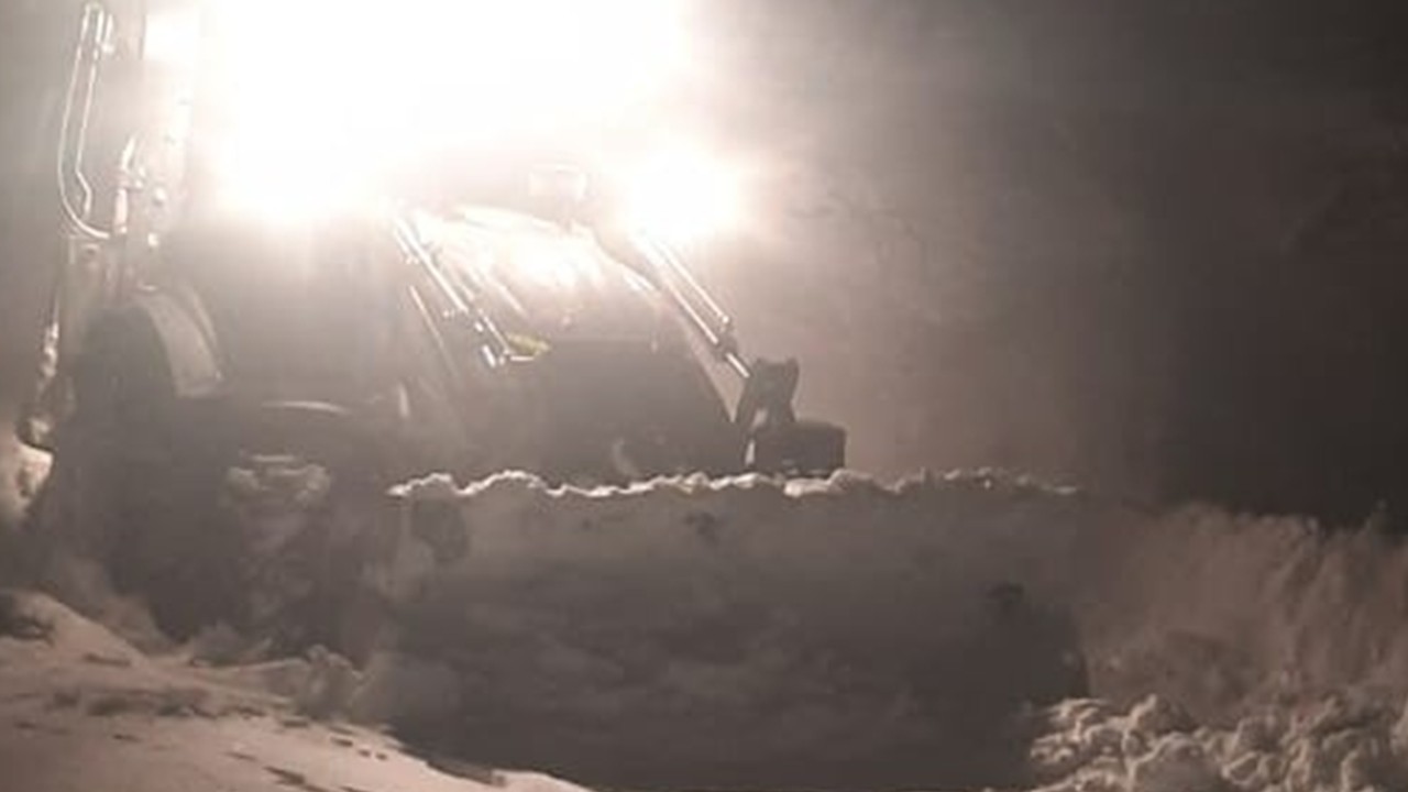 Malatya Pütürge’de karla mücadele