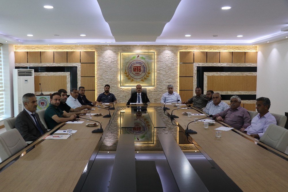 Malatya Ticaret Borsası ağustos ayı meclisi toplandı 