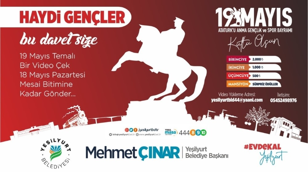 Malatya’da 19 Mayıs vurgulu video yarışması 