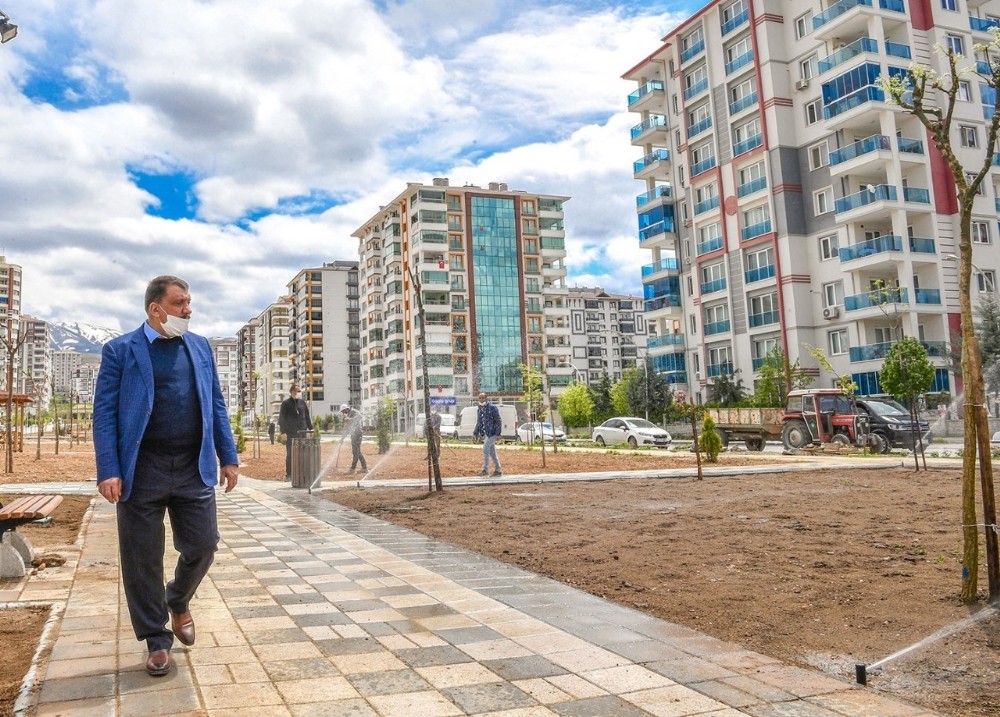 Malatya’da 30 dönümlük park büyük oranda tamamlandı 