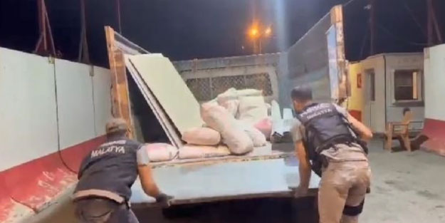 Malatya'da 46 kilo esrar ele geçirildi