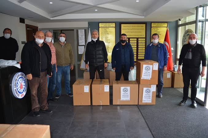 Malatya’da amatör takımlara maske 