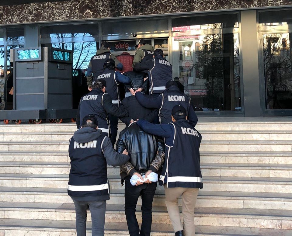 Malatya’da aranan 14 kişi tutuklandı 