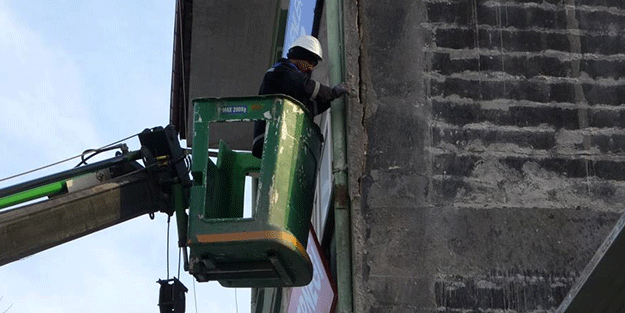 Malatya'da bazı evlerin dış cephelerinde ayrışmalar oluştu!