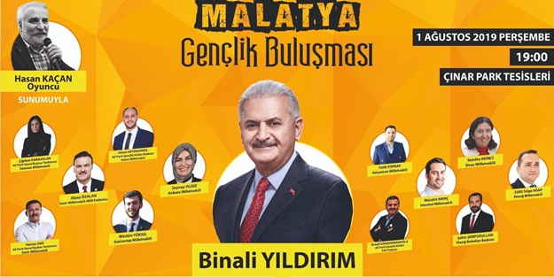 Malatya’da Binali Yıldırım heyecanı