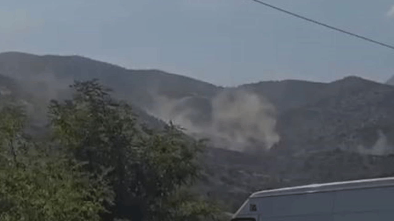 Malatya’da dağdan yükselen dumanlar korkuttu!