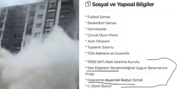 Malatya’da 'depreme dayanıklı' diye satılan Konutlar böyle yıkıldı!
