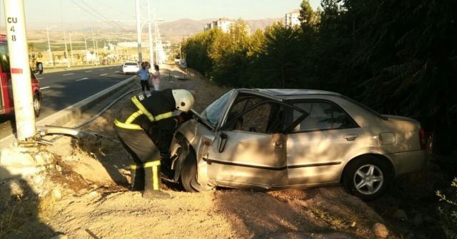 Malatya'da feci kaza, 1 yaralandı