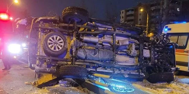 Malatya’da feci kaza: 1’i ağır 2 yaralı