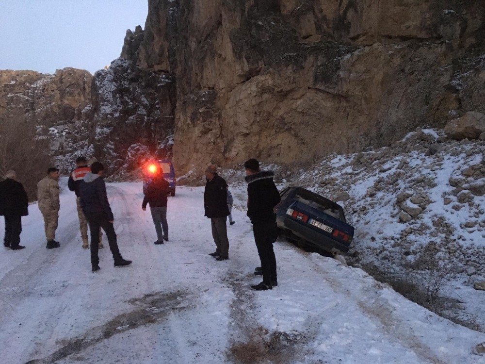 Malatya’da gizli buzlanma kazaya neden oldu 