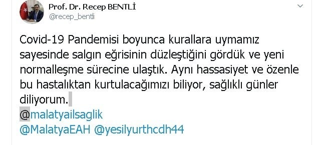 Malatya’da hastanelere Covid-19 düzenlemesi 