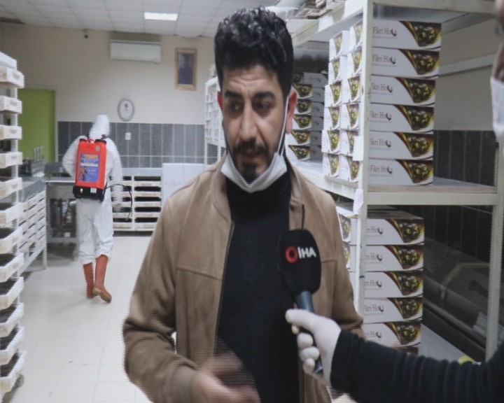 Malatya’da iş yerleri de dezenfekte ediliyor 