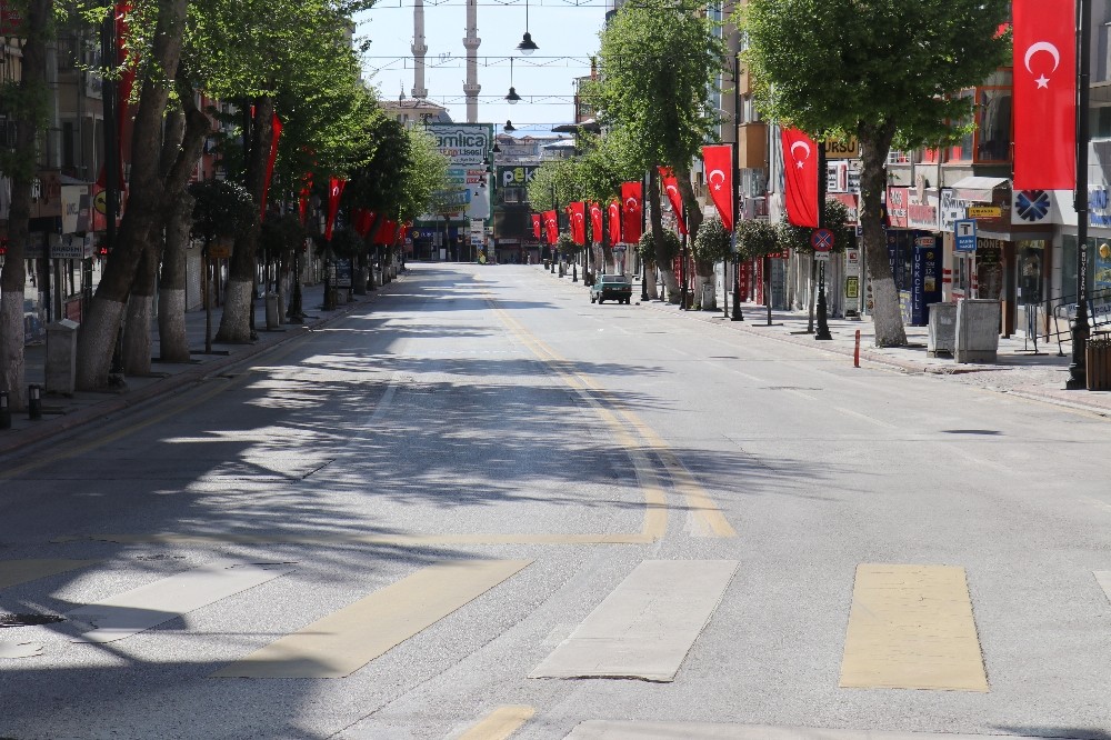 Malatya’da kısıtlamanın 4’ncü gününde de sessizlik hakim 