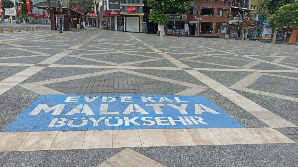 Malatya’da LGS kısıtlamasında sokaklar boş kaldı 