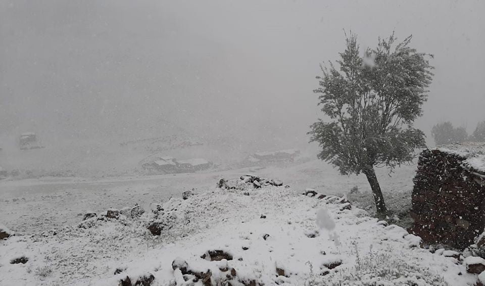 Malatya’da Mayıs ayında kar sürprizi 